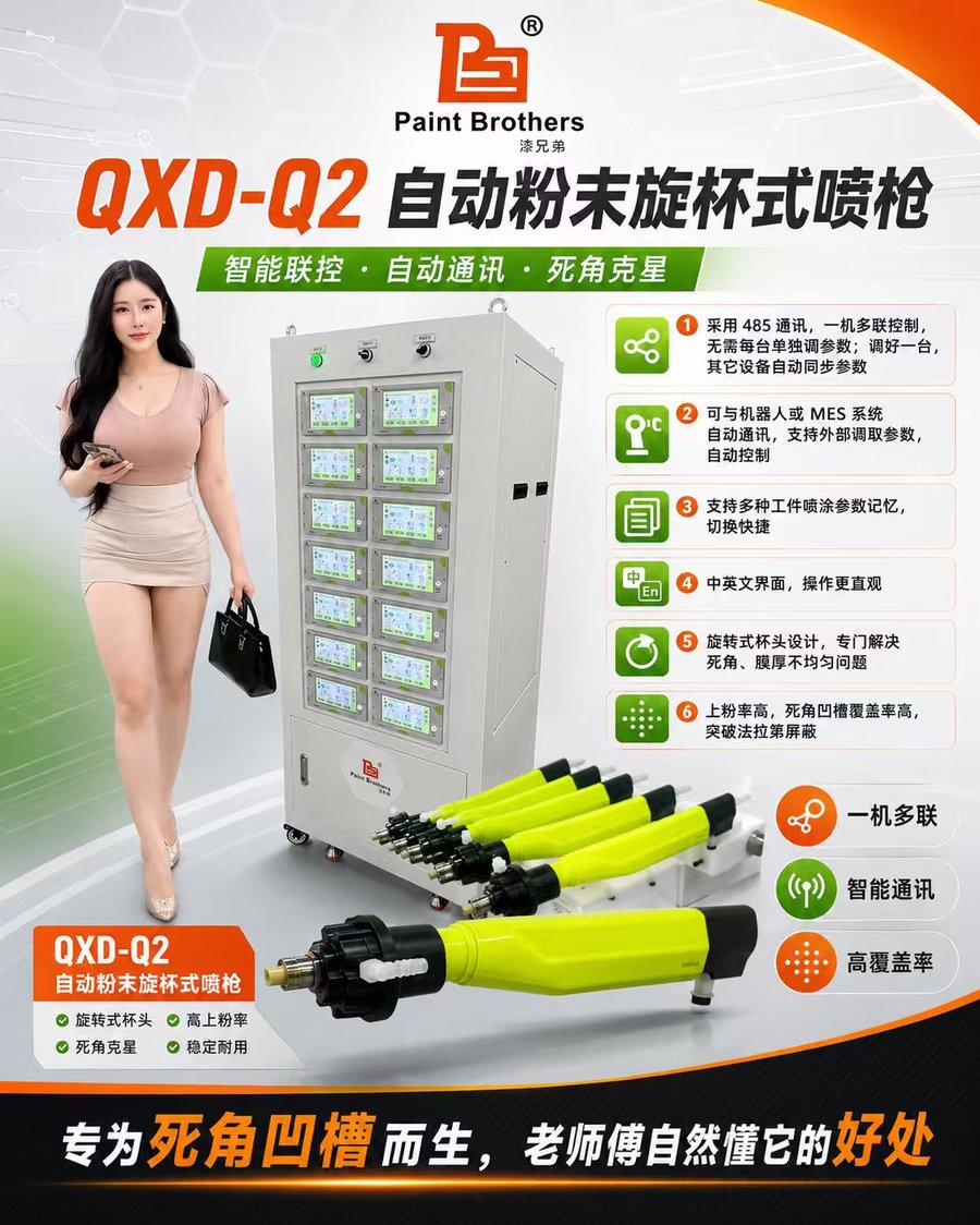 QXD-Q2 自动粉末旋杯式喷枪